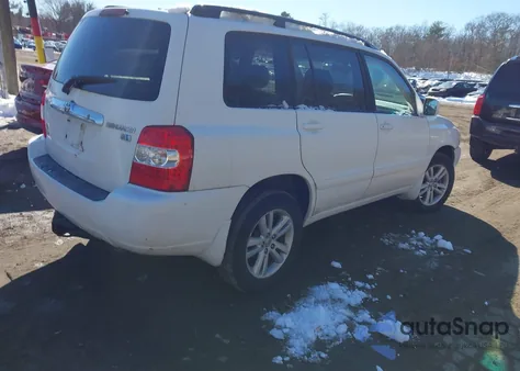 2006 Toyota Highlander Hybrid V6 from USA, damaged, VIN JTEEW21A260010606